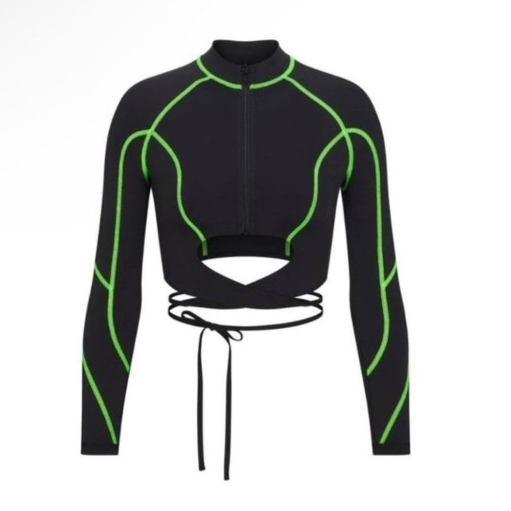 SKIMS Moto Contour Mock Neck Top
